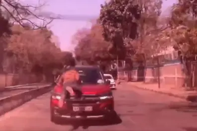 Collision turns dramatic in Bengaluru as auto driver clings to moving car bonnet; video goes viral