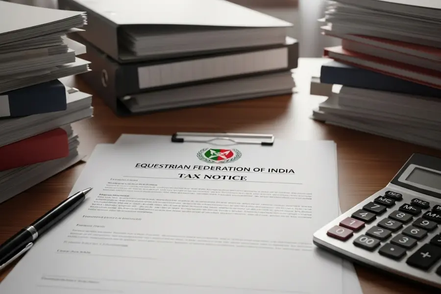 Why has the Income Tax department issued a Rs 4.62 crore notice to EFI?
