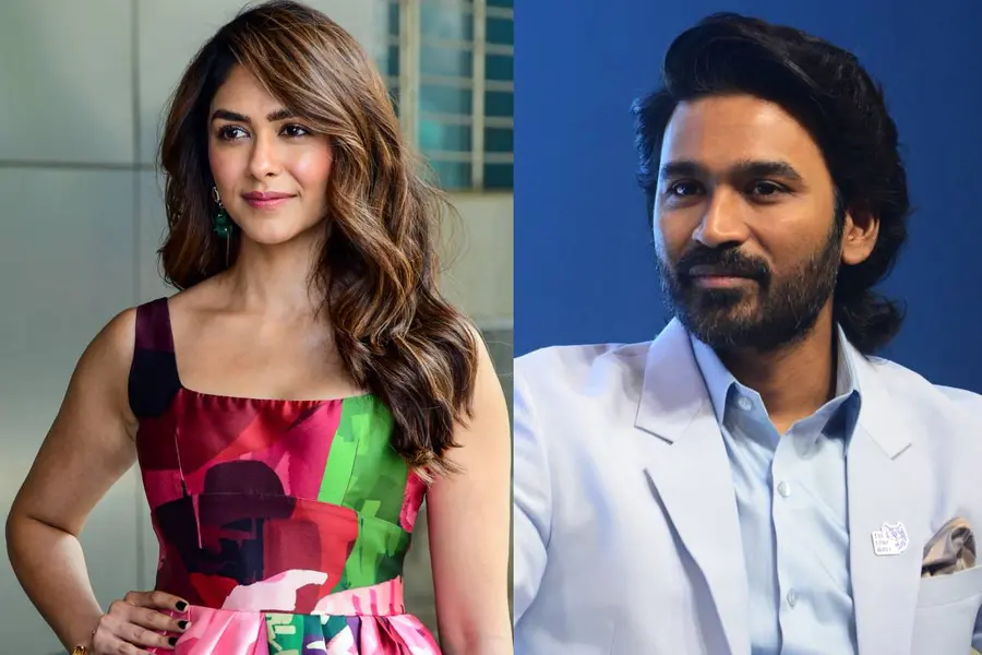 dhanush and mrunal thakur