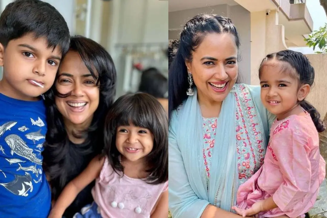 സമീറ റെഡ്ഡി മക്കളോടൊപ്പം | Photo: instagram/ sameera reddy