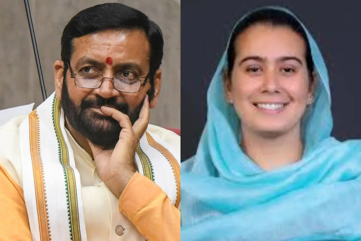 Haryana Chief Minister Nayab Singh Saini and AAP MLA Narinder Kaur Bharaj at the centre of a political controversy over alleged 'Operation Lotus' claims and denials.