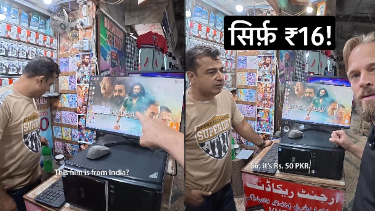 'Dhurandhar' for Rs 16? YouTuber busts Pakistani piracy shop selling banned Indian movies | WATCH