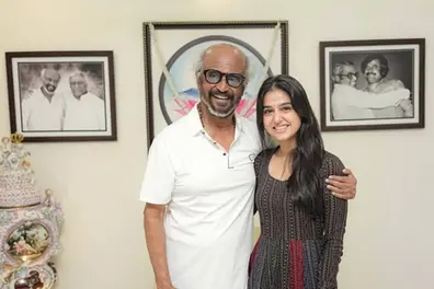 ‘Where have you been all this time?’ Rajinikanth embraces Anaswara Rajan at ‘With Love’ premiere
