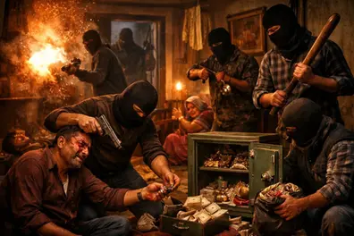 Robbers loot cash, jewellery in Bihar’s Sitamarhi, hurl crude bombs to scare residents