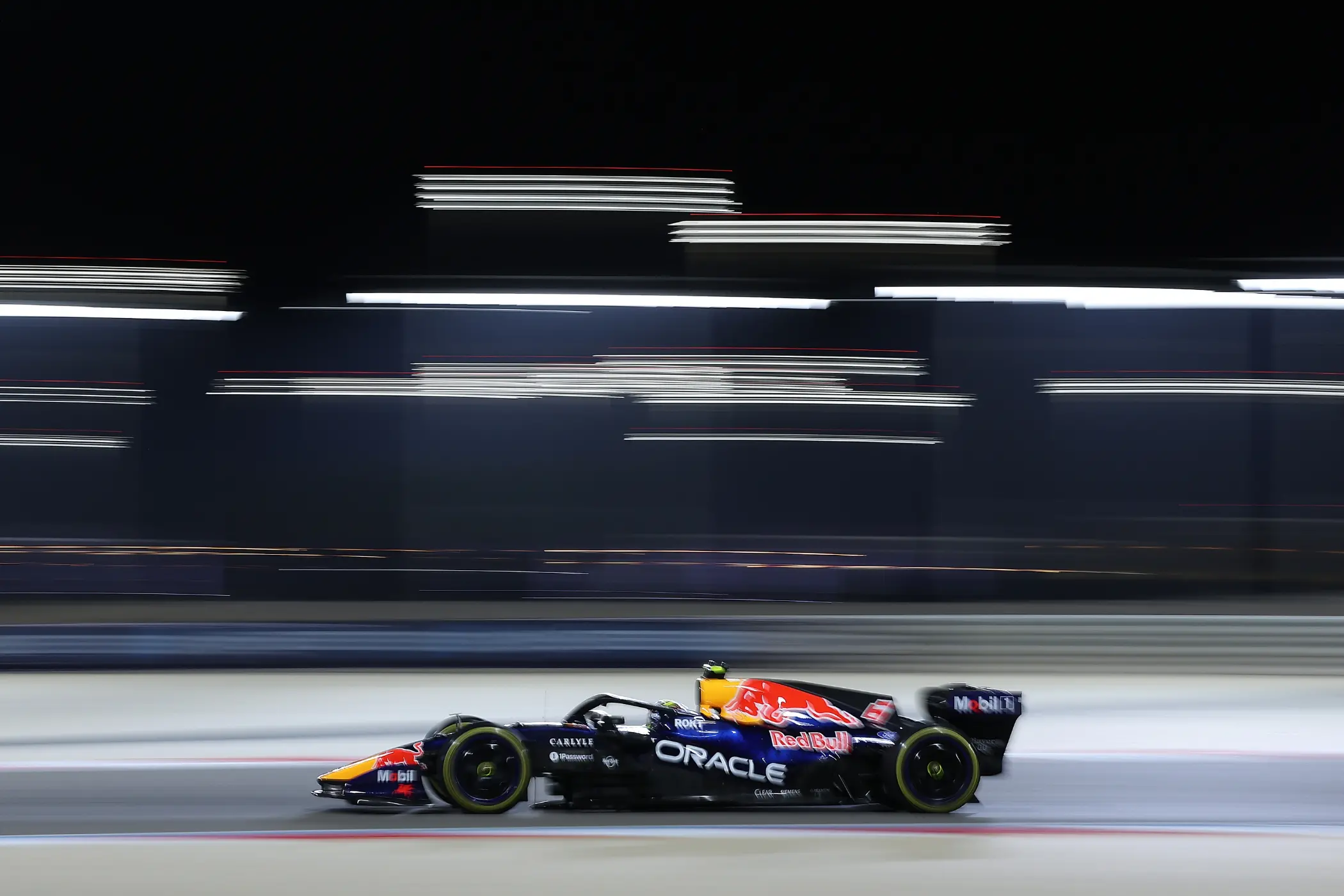 File: Isack Hadjar of France driving the (6) Oracle Red Bull Racing RB22 Red Bull Ford on track during day three of F1 Testing at Bahrain International Circuit | Photo: Mark Thompson/Getty Images