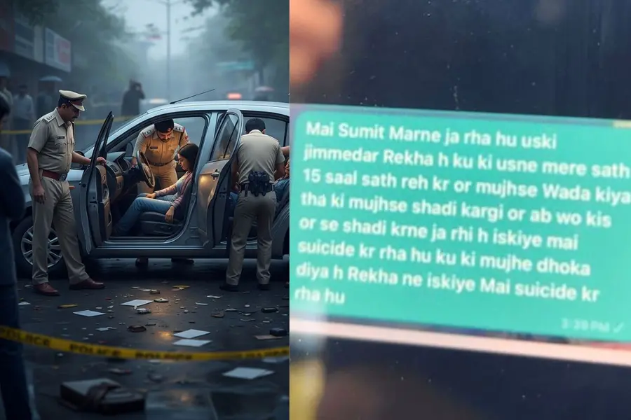 AI image, WhatsApp suicide note