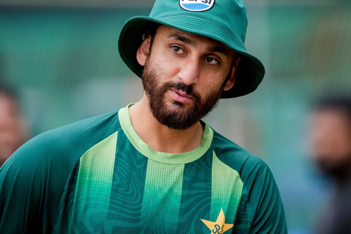 Pakistan's captain Salman Ali Agha during a practice session ahead of an ICC Men's T20 World Cup 2026 cricket match between India and Pakistan, at R Premadasa Stadium in Colombo, Sri Lanka. | Photo: PTI