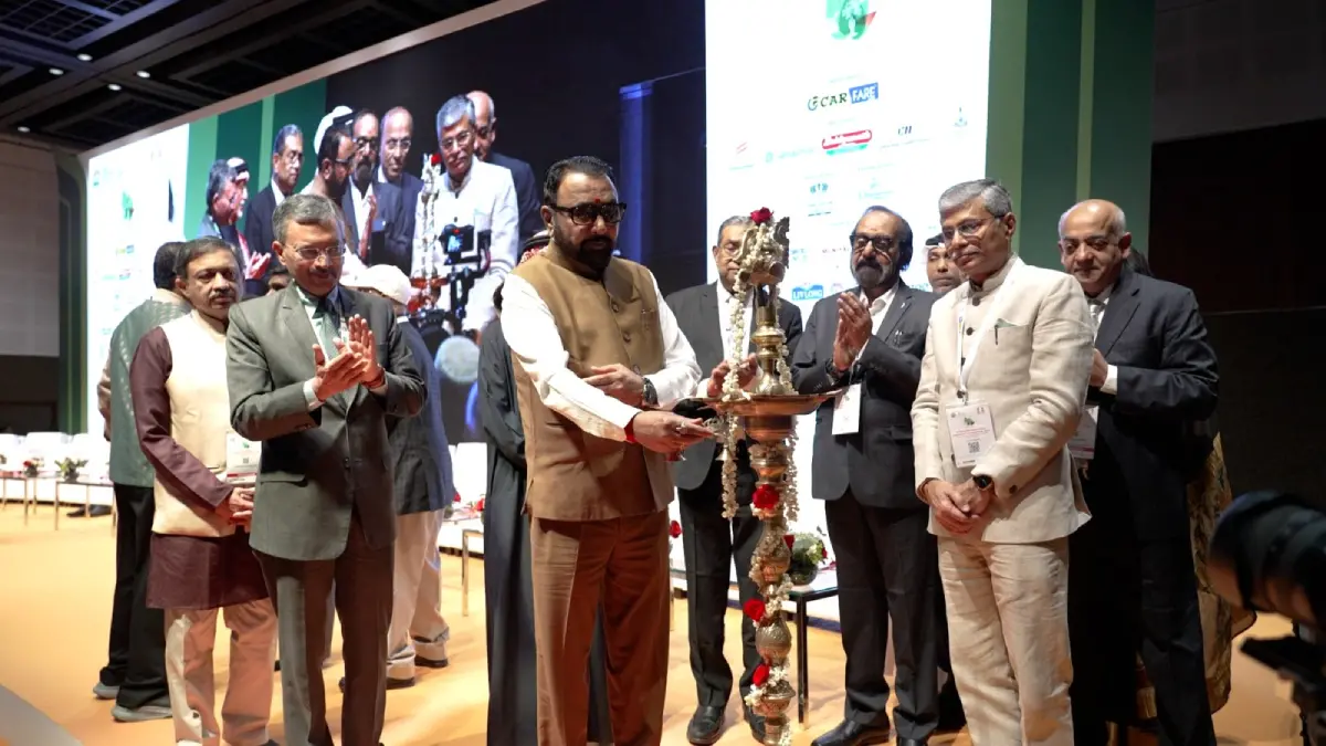 പ്രതാപ് റാവു ജാദവ് ആയുഷ് സമ്മേളനം ഉദ്ഘാടനം ചെയ്യുന്നു