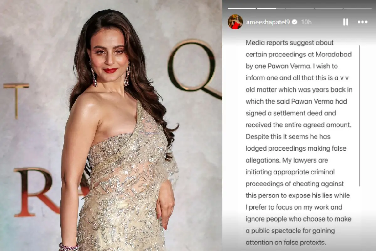 Ameesha Patel, her Instagram Story
