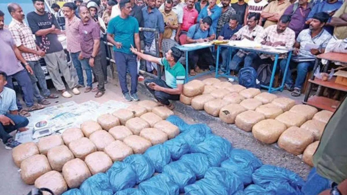 Around 300kg of cannabis seized from luxury car in Thiruvananthapuram city