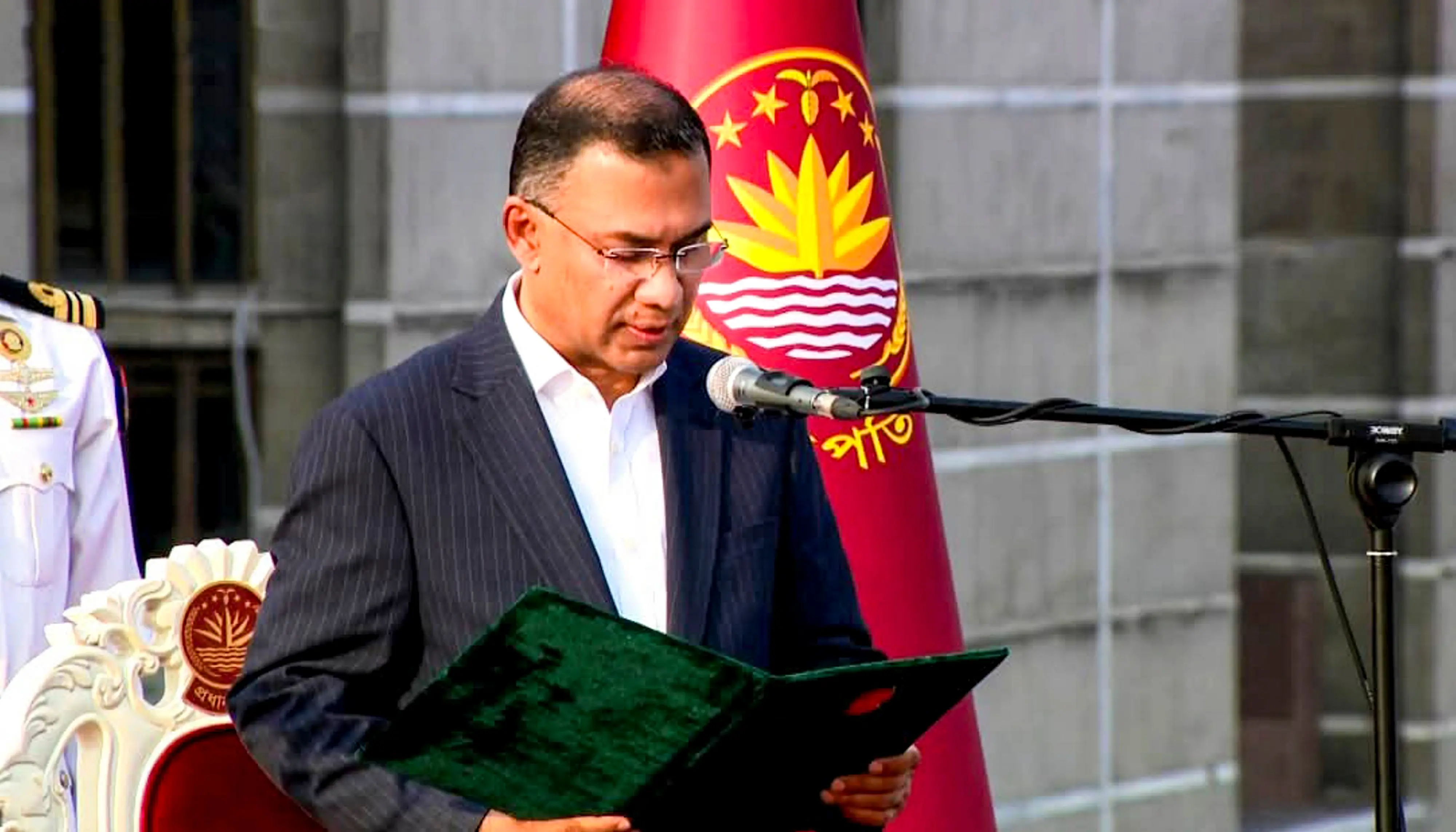 Bangladesh Nationalist Party Chairman Tarique Rahman takes oath as the new Prime Minister of Bangladesh | Photo: PTI