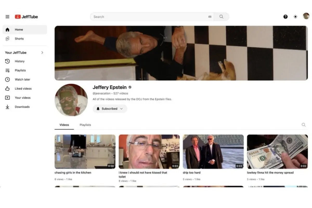 JeffTube is a third-party, YouTube-style video platform | Photo: X