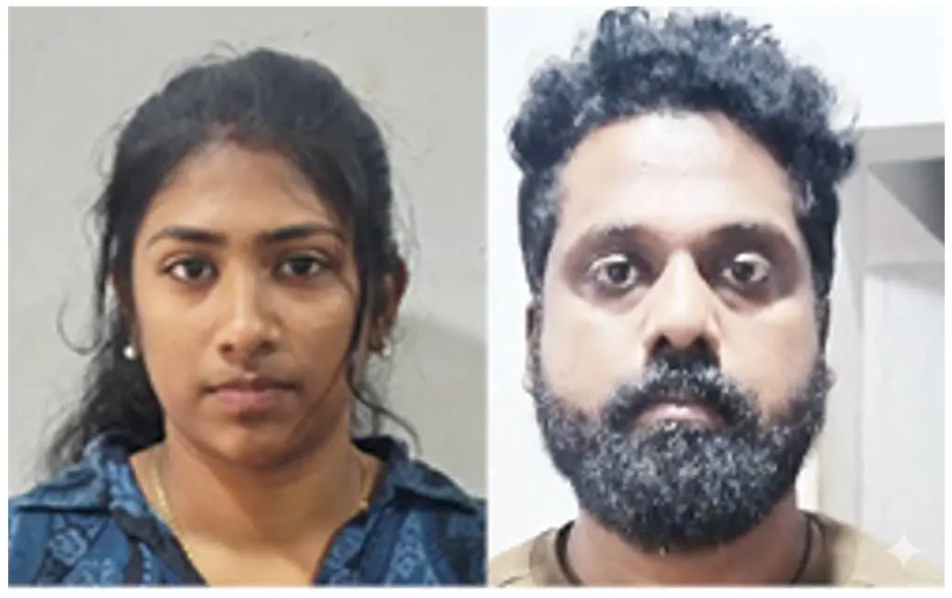 അറസ്റ്റിലായ കെ. സോന, റമീഷ്
