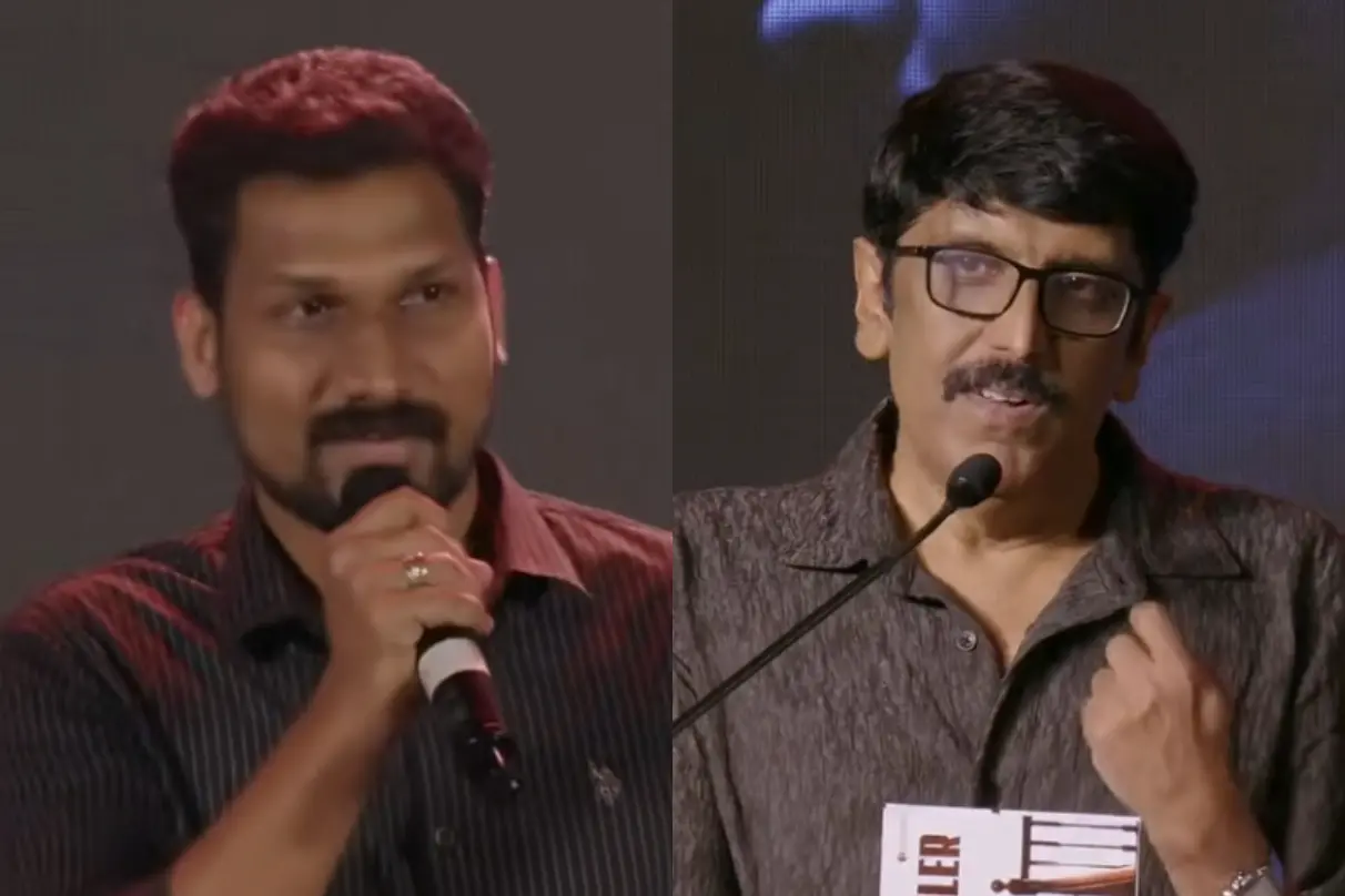 ലിസ്റ്റിൻ സ്റ്റീഫൻ, ബി. ഉണ്ണികൃഷ്ണൻ | Photos: Screen Grabs from @SreeGokulamMovies Youtube channel