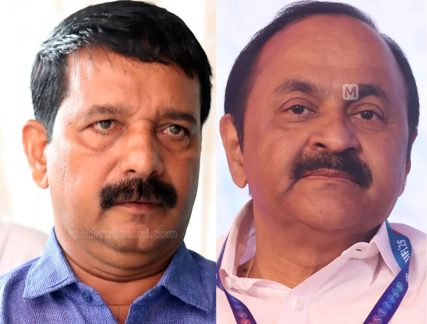 എ. സുരേഷ്, വി.ഡി. സതീശൻ| Photo: Mathrubhumi