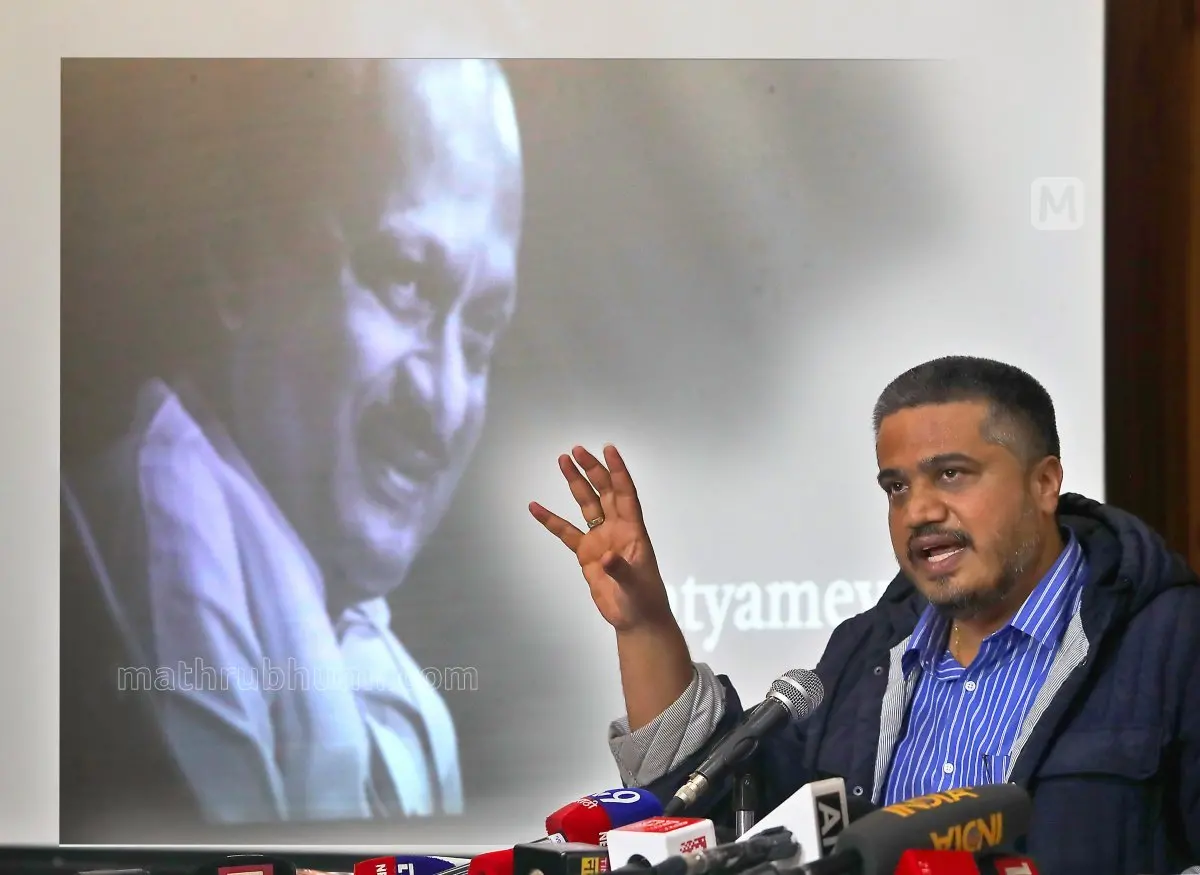 മഹാരാഷ്ട്രയിലെ അന്തരിച്ച ഉപമുഖ്യമന്ത്രി അജിത് പവാറിന്റെ അനന്തിരവൻ രോഹിത് പവാർ | ഫോട്ടോ: സാബു സ്കറിയാച്ചൻ   / മാതൃഭൂമി