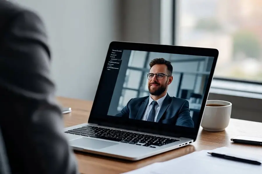 AI interview presence