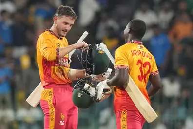 ICC T20 WC: Zimbabwe storm into Super 8s unbeaten with Sri Lanka win