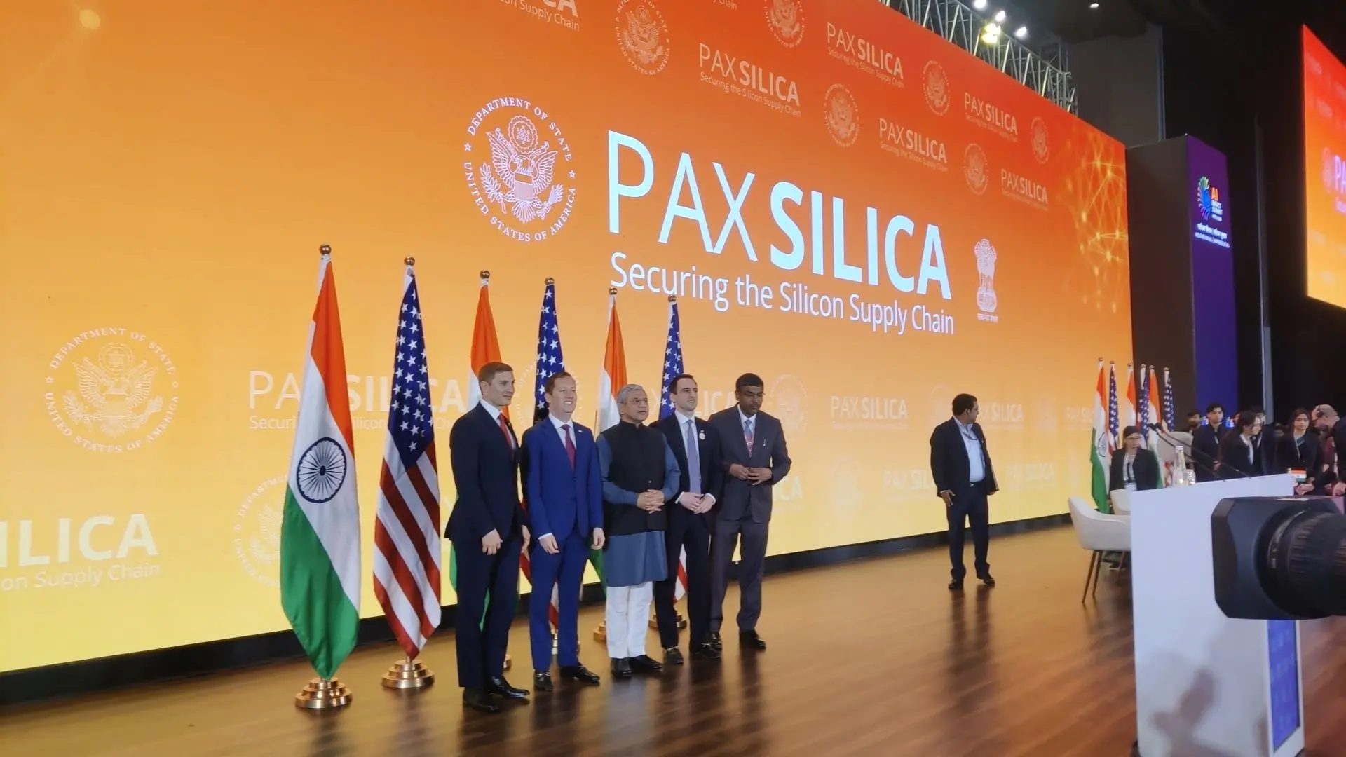 India signs the Pax Silica deal with US at the AI Impact Summit in Delhi | Photo: X