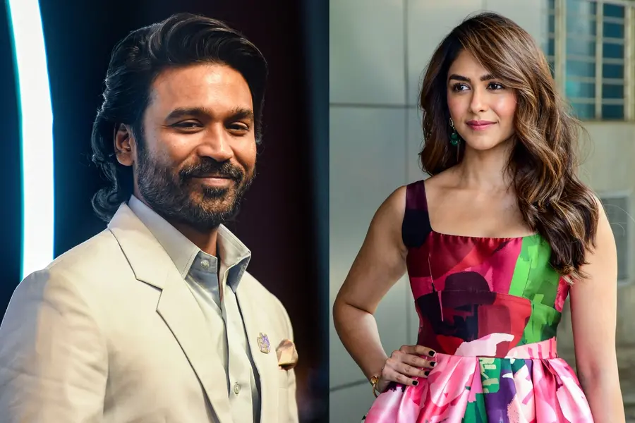dhanush, mrunal thakur