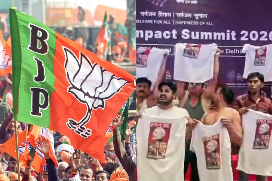 Shirtless protest: BJP accuses Congress of embarrassing India at AI Summit