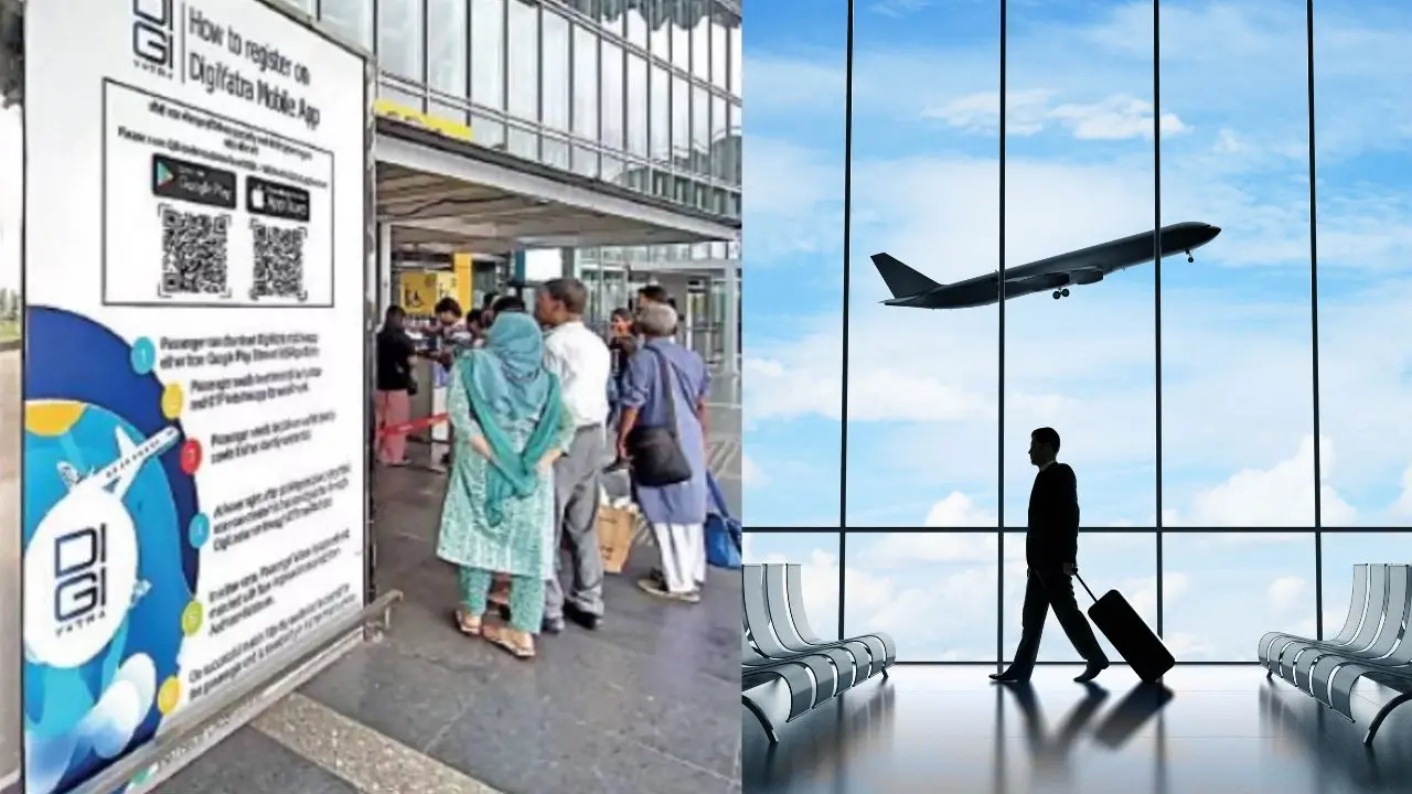 DigiYatra at airport | Photo: Canva/Twitter