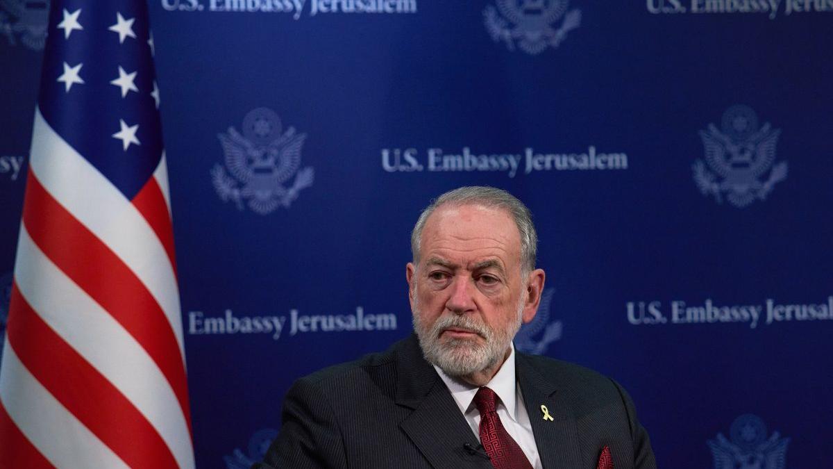 US Ambassador Mike Huckabee draws Arab fury with claim on Israel’s right to much of Middle East