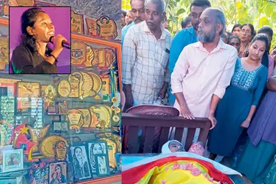 She sang her last song; Lakshmi laid to rest before the awards she won; Chithara village weeps