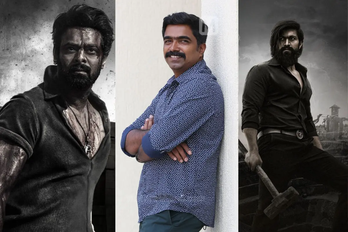 സലാർ എന്ന ചിത്രത്തിന്റെ പോസ്റ്റർ, രവി ബസ്രുർ, KGF ന്റെ പോസ്റ്റർ | ഫോട്ടോ: X, ടി.കെ. പ്രദീപ് കുമാർ \ മാതൃഭൂമി