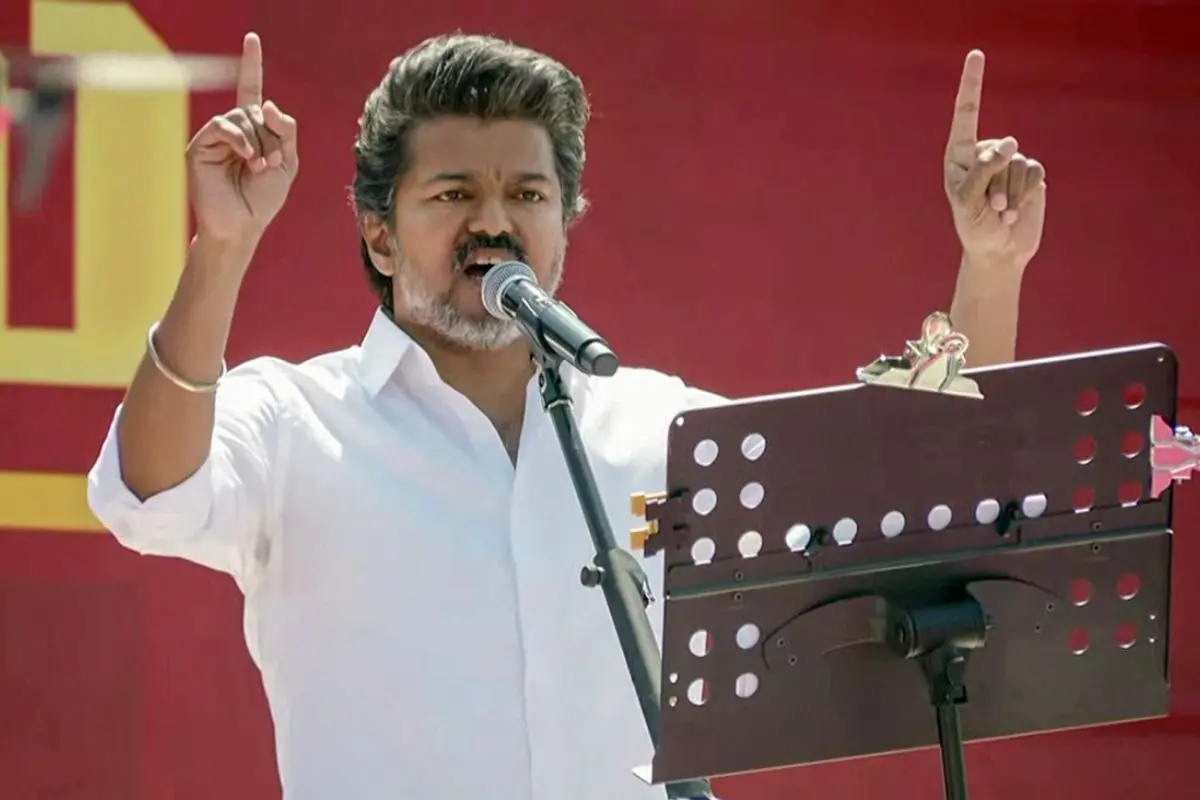Tamilaga Vettri Kazhagam (TVK) President Vijay | Photo: ANI