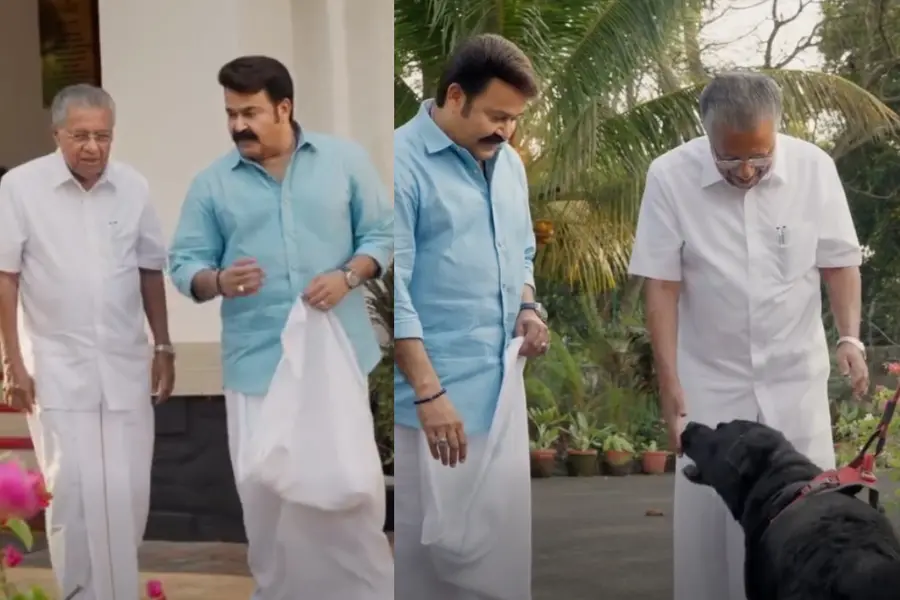 mohanlal pinarayi vijayan