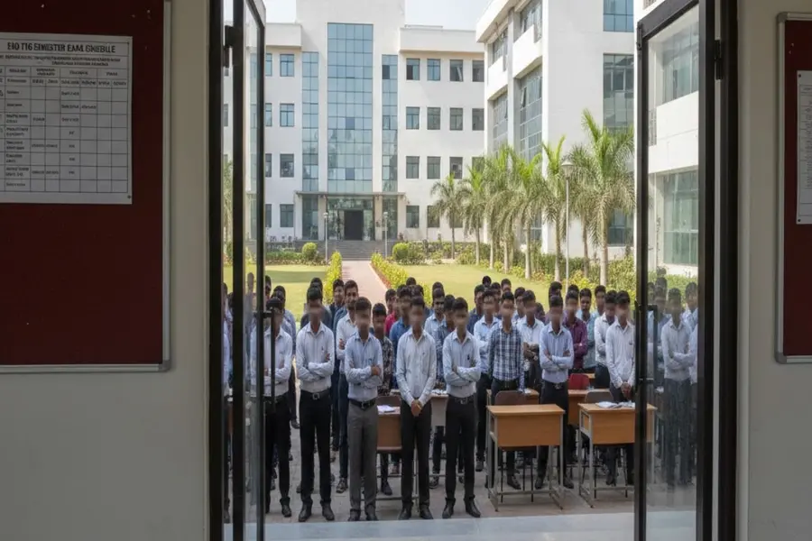Nearly 300 MBA students at IIM Nagpur boycott exam after 40 barred over farewell party