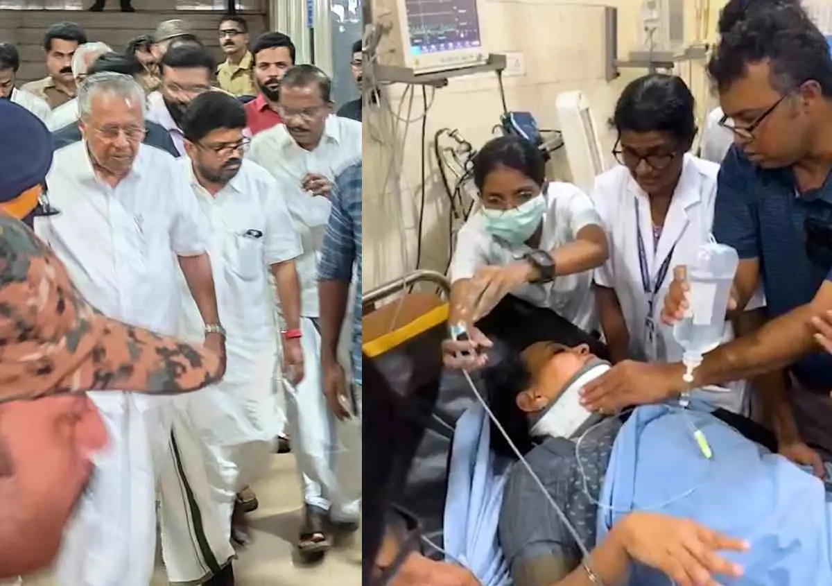 കണ്ണൂര് ജില്ലാ ആശുപത്രിയിലെത്തിയ മുഖ്യമന്ത്രി പിണറായി വിജയന്, മന്ത്രി വീണാ ജോര്ജ് ആശുപത്രിയില്