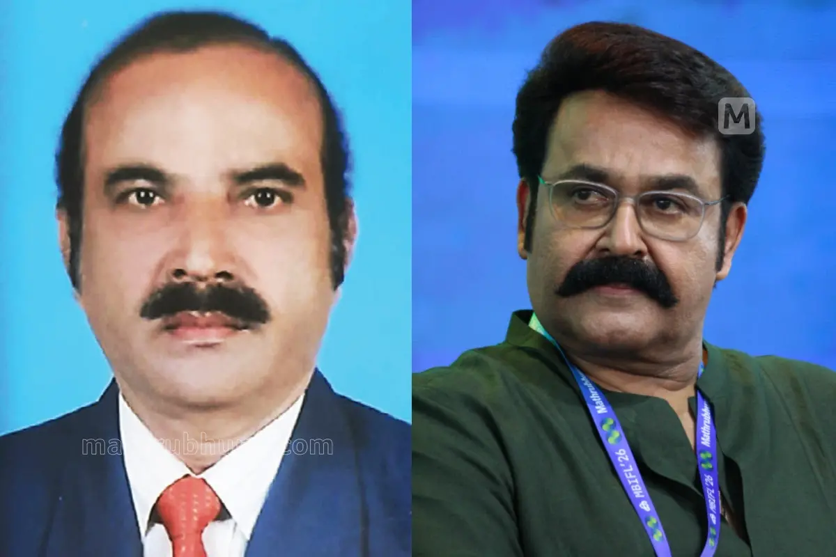 കെ.പി. ഗോപകുമാര്, മോഹന്ലാല് | Photo: Special Arrangement, Mathrubhumi