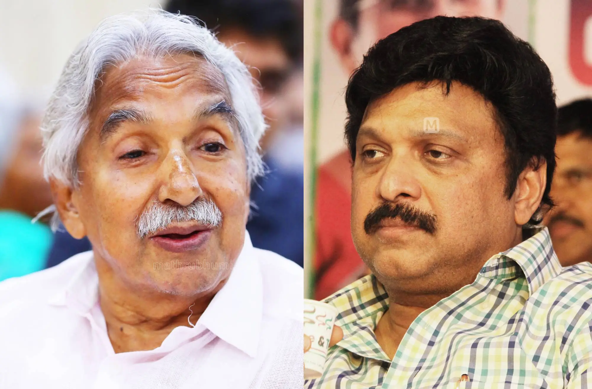 ഉമ്മൻ ചാണ്ടി, കെ.ബി. ഗണേഷ് കുമാർ | ഫോട്ടോ: ബിജു വർഗീസ്, സി.ആർ. ഗിരീഷ് കുമാർ