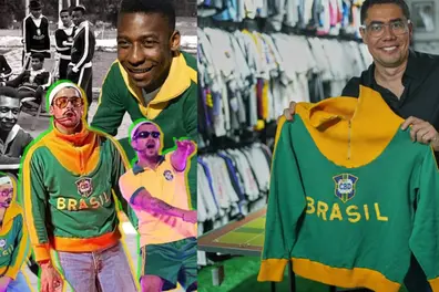 Pele’s 1966 World Cup jacket finds Gen Z fame as Bad Bunny rocks it on stages