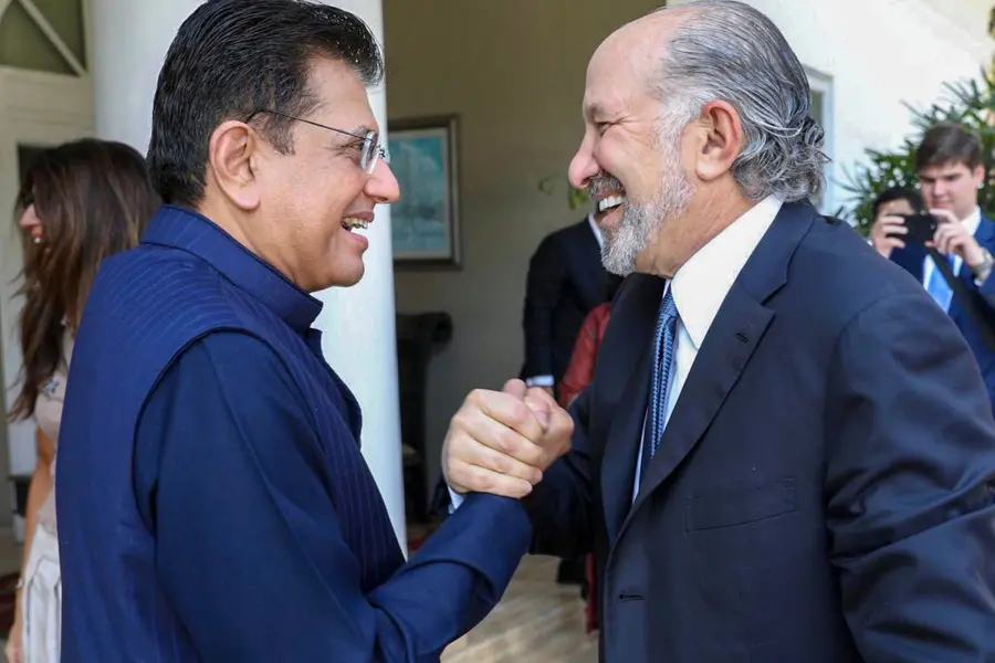 Howard Lutnick-piyush goyal