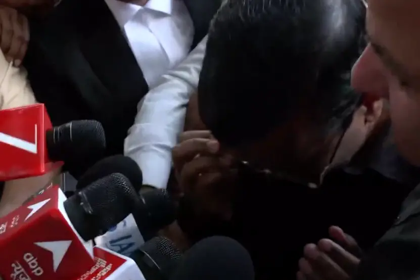 Arvind Kejriwal in tears after verdict