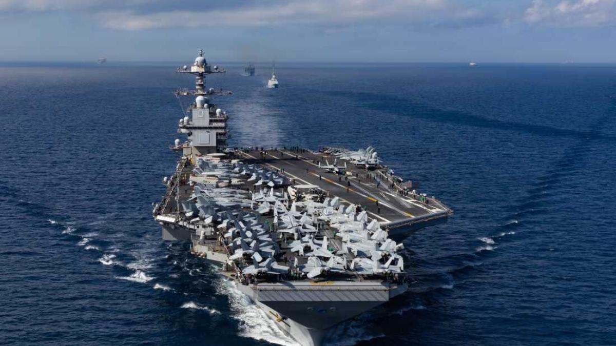 USS Gerald R Ford moves into Middle East waters as US–Iran nuclear talks collapse