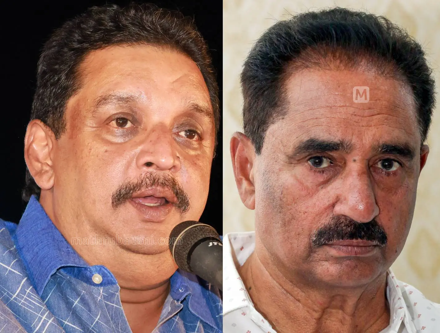 ഷിബു ബേബിജോൺ, എൻ.കെ. പ്രേമചന്ദ്രൻ | Photo: Mathrubhumi