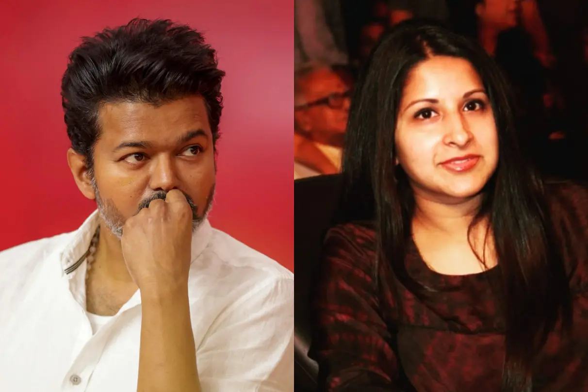 വിജയ്, സംഗീത | Photos: PTI, instagram