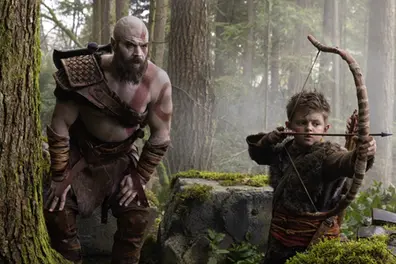 BOY! Prime Video unveils Kratos and Atreus in first ‘God of War’ production still
