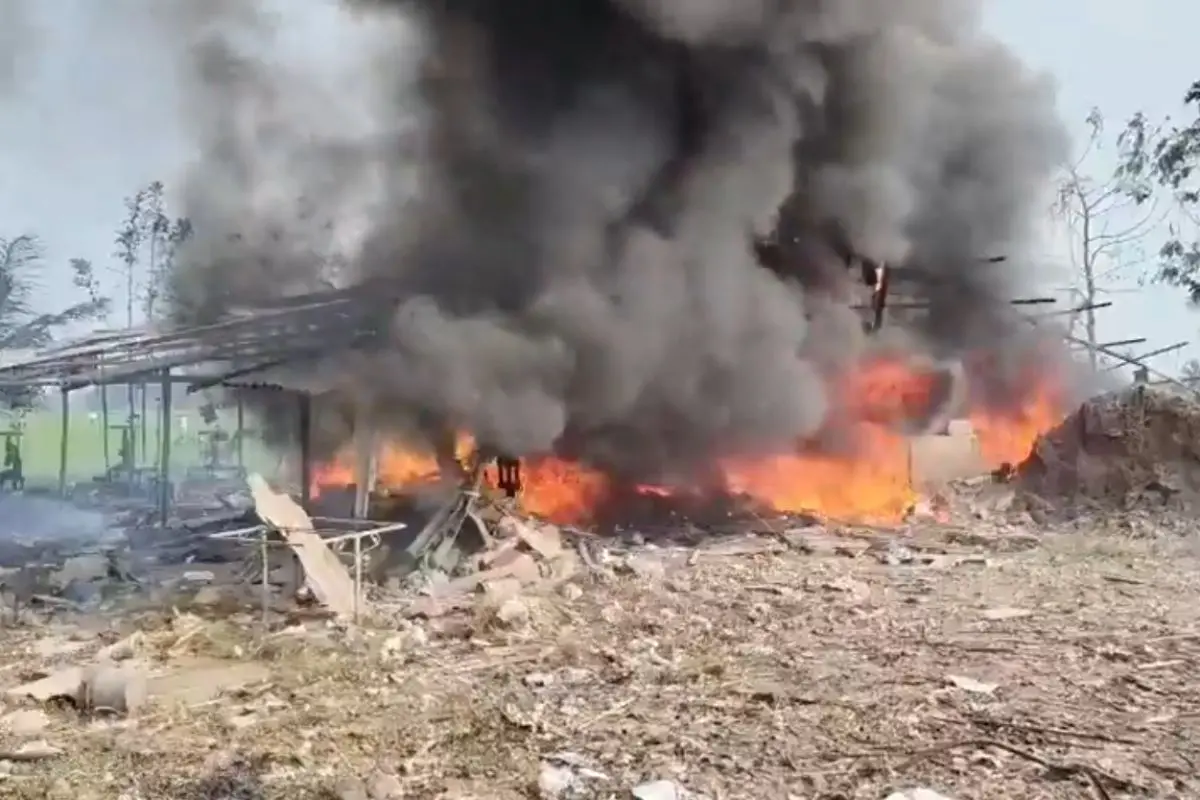 Andhra Pradesh's Kakinada firecracker unit blast