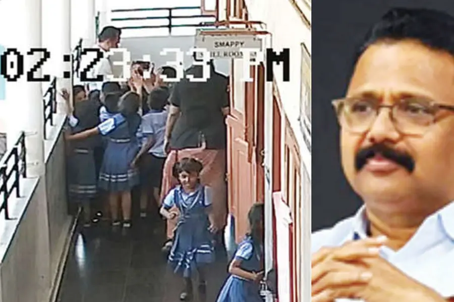 'മാഷിൽനിന്ന് ചോറുരുള വാങ്ങിക്കഴിക്കുന്ന കുട്ടികൾ' ഇത് ഞങ്ങളുടെ പ്രിയ പ്രിൻസിപ്പൽ...