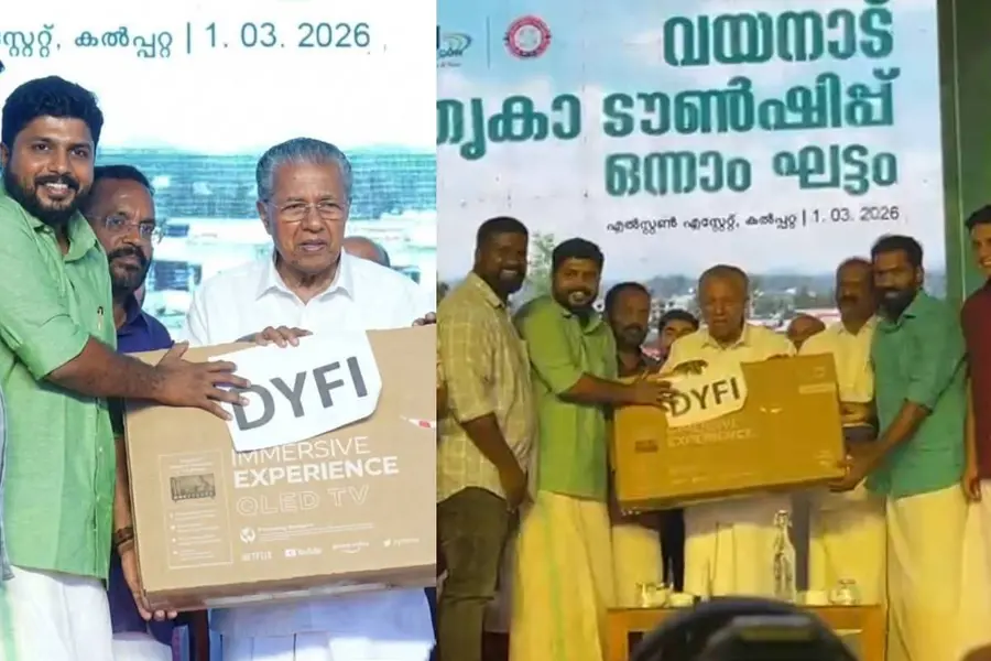 ചൂരൽമല പുനരധിവാസം: 178 സ്നേഹവീടുകൾക്കും ടെലിവിഷനുകൾ സമ്മാനിച്ച് ഡിവൈഎഫ്ഐ