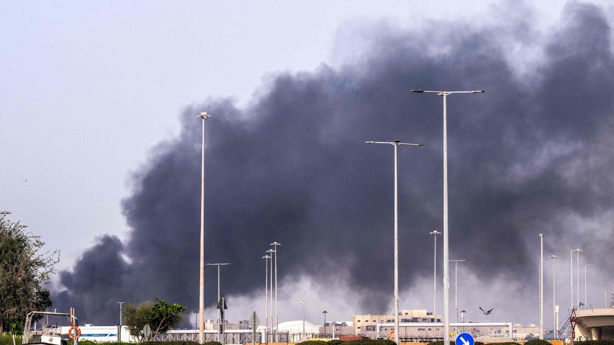 Another strike | Iranian drone attack sparks fire at Abu Dhabi naval base hosting French forces