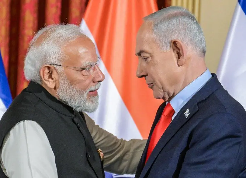Prime Minister Narendra Modi and Israeli Prime Minister Benjamin Netanyahu | Photo: @IsraeliPM X