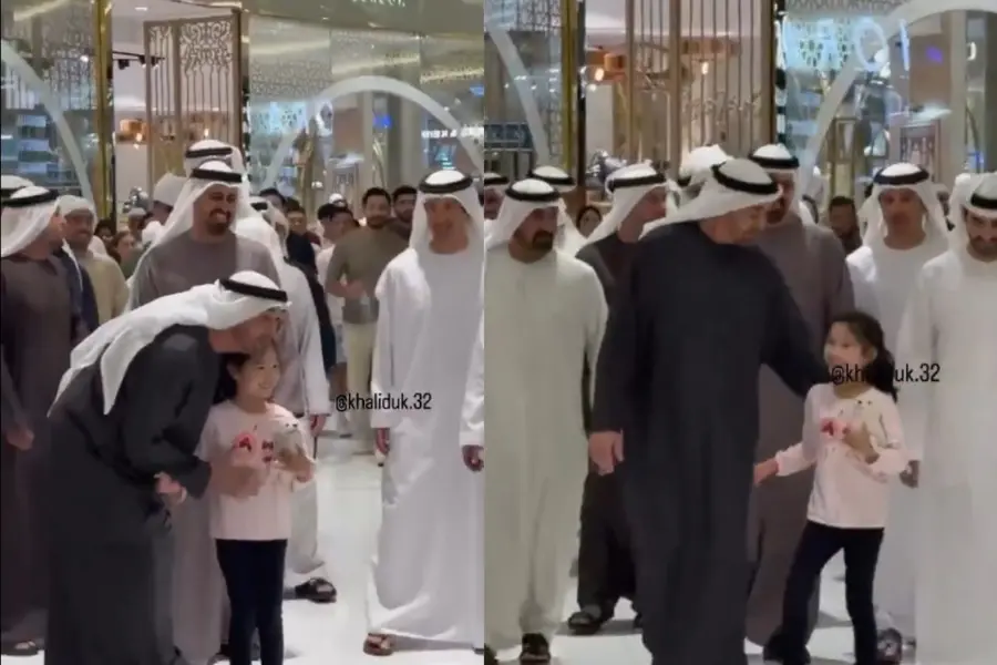 UAE Leaders' Dubai Mall Visit