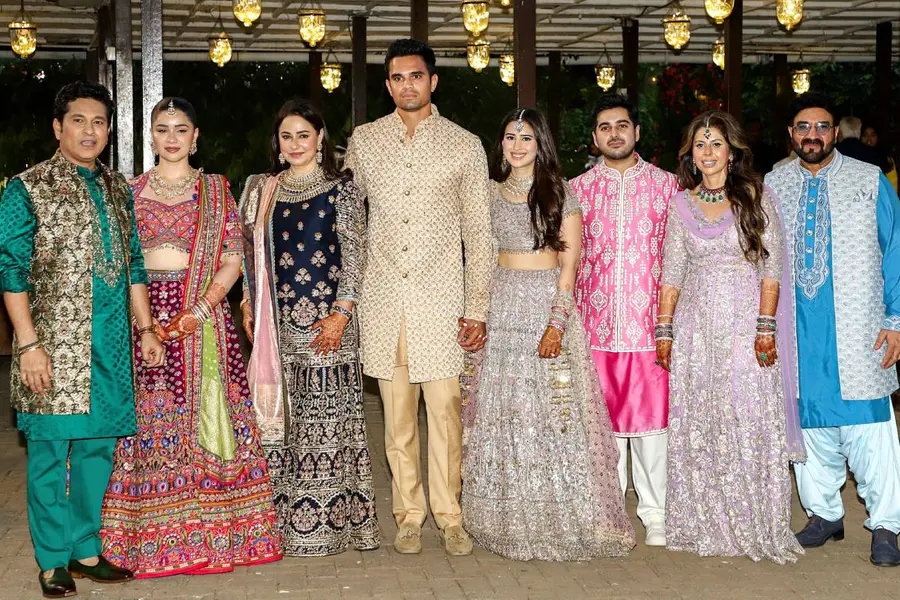 Arjun Tendulkar Wedding: First Mehendi Pics