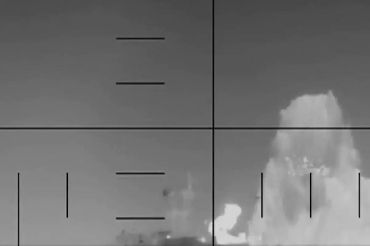 Moment of attack (Screengrab: X)
